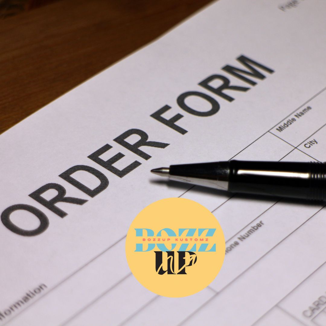 Customizable Products Consult forms - BozzUp Kustomz