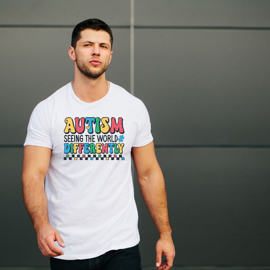 Autism Awareness Shirts- Seeing the World Differently- Autism Apparel