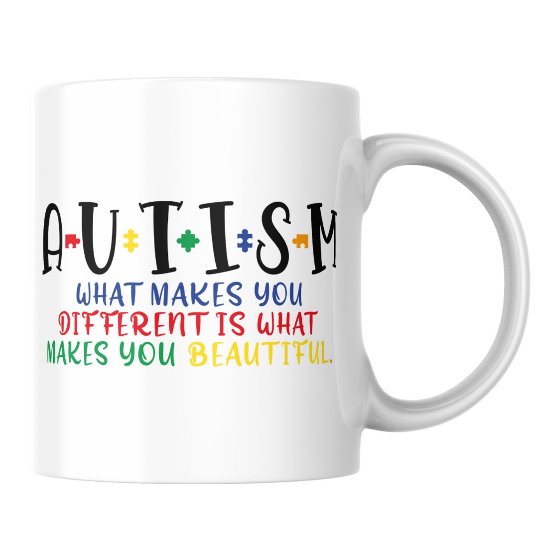 Autism Awareness Mugs- Neurodiversity Mugs- Mug Options for Autism Acceptance