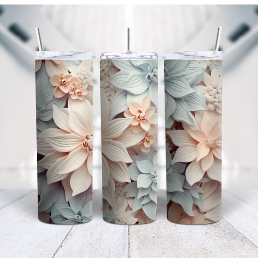 3D Floral- Tumbler Collection - BozzUp Kustomz