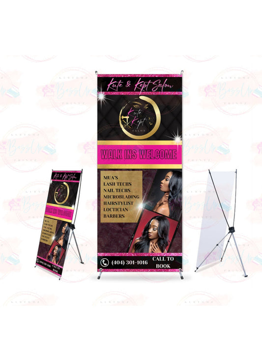 Display Banner with Stand - BozzUp Kustomz