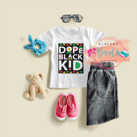 Dope Black Kid T-Shirt - BozzUp Kustomz