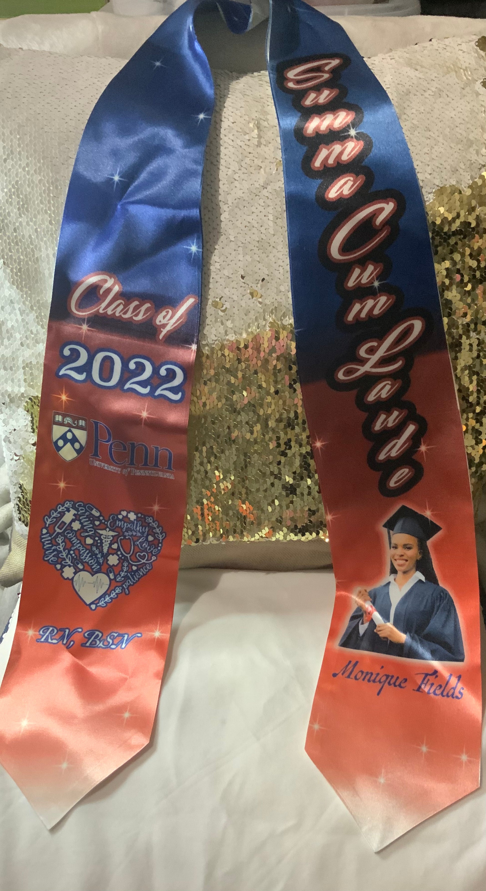 Custom Graduation stole - BozzUp Kustomz