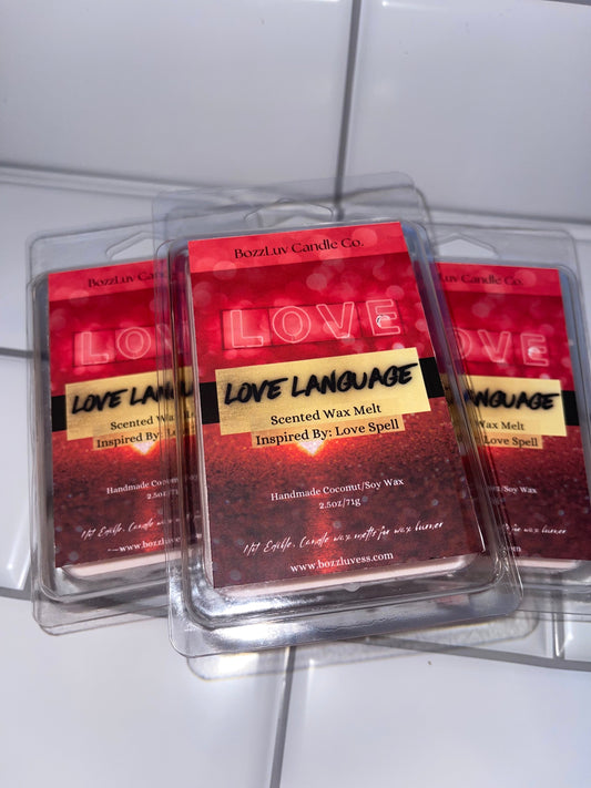 Love Language Scented Wax Melts - BozzUp Kustomz