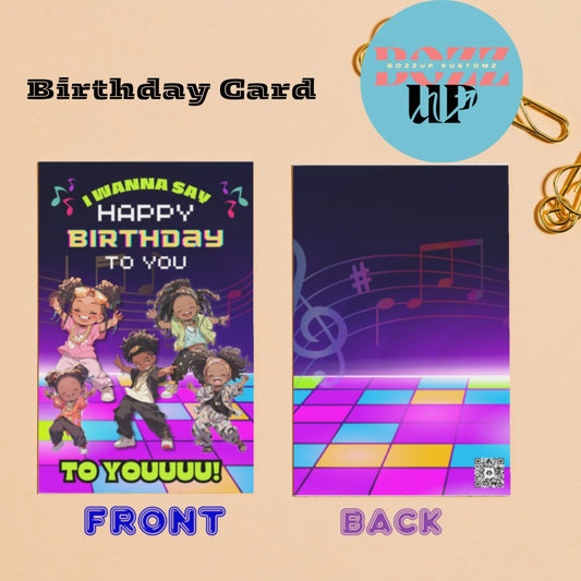 Viral Happy Birthday card- Kids - BozzUp Kustomz